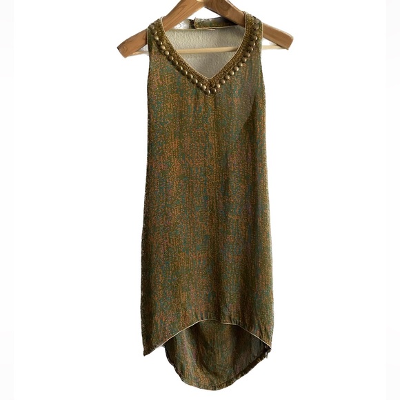 Satya Paul Designer Halter Silk Dress - Picture 6 of 16